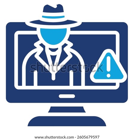 Insider Threats Icon Element For Design
