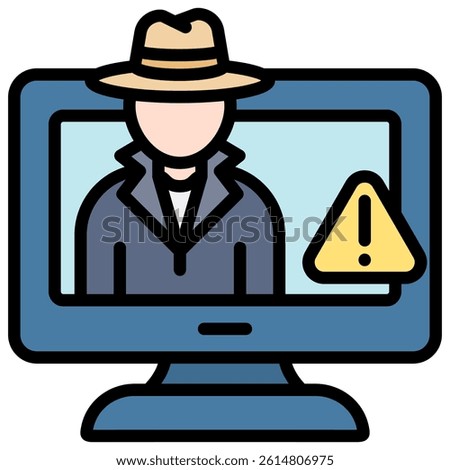 Insider Threats Icon Element For Design