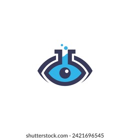 Insight Eye Lab Logo Design Vector