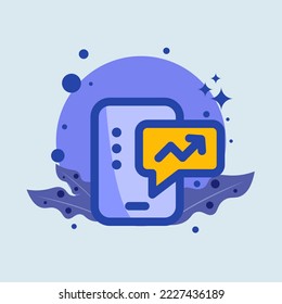Insight flat illustration. Business signs vector illustration.