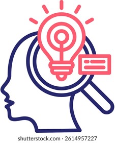 Insight Icon Color Vector Illustration
