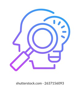 Insight Icon Element For Design