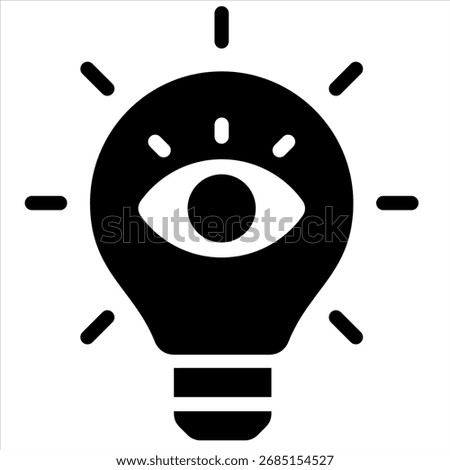Insight Icon Element For Design