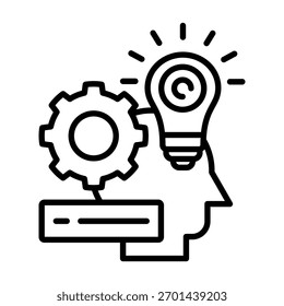 Insight Icon Element For Design And Vector