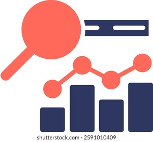 Insight Icon Glyph Color Vector Illustration