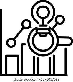Insight Icon Line Vector Illustration