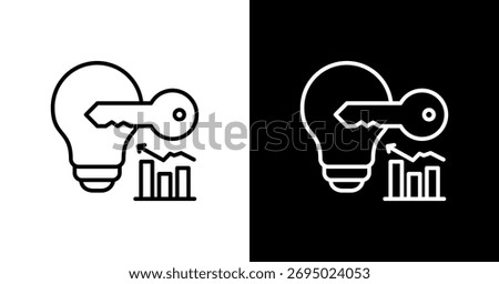 Insight Key White Icon Set Design