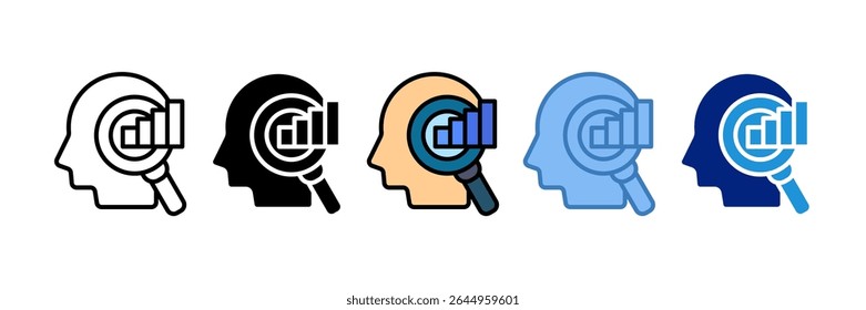 Insight Lens Icon Element For Design