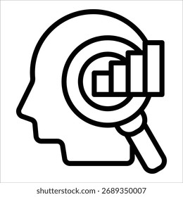 Elemento del icono de la lente de la visión para el diseño