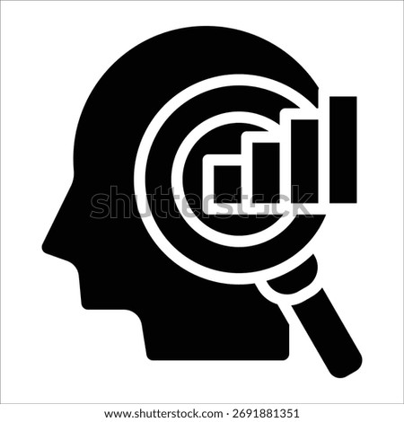 Insight Lens Icon Element For Design