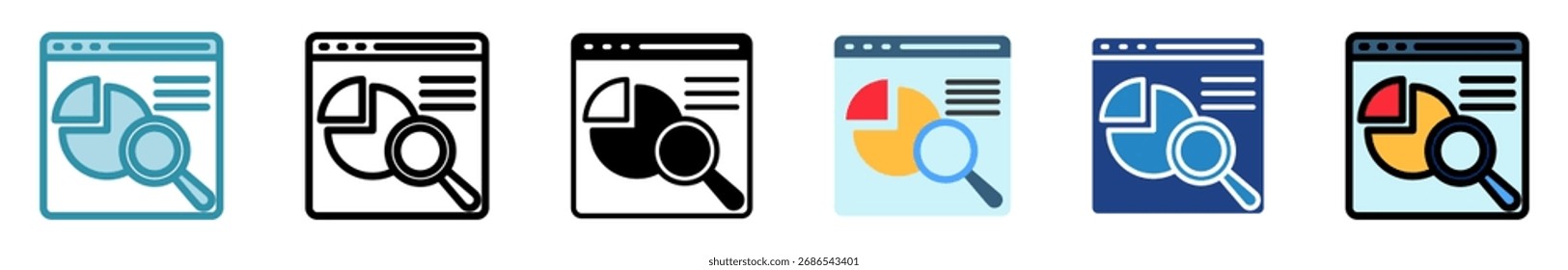 Mini Icono De La Ilustración De Insight Relacionado Con El Mercado De Capitales, Investigación De Mercado. Uso Para El Concepto Moderno, Ui, Web Ux Y Desarrollo De App.