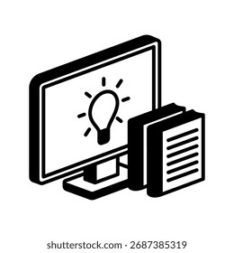 Ícone Isométrico de Ilustração Mini Insight. Use Para Conceitos Modernos, Impressão, Ui, Kit Ux, Desenvolvimento De Web E Aplicativos. Vetor Relacionado A Mercado, Negócios, Finanças