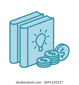 Ícone Isométrico de Ilustração Mini Insight. Use Para Conceitos Modernos, Impressão, Ui, Kit Ux, Desenvolvimento De Web E Aplicativos. Vetor Relacionado A Mercado, Negócios, Finanças