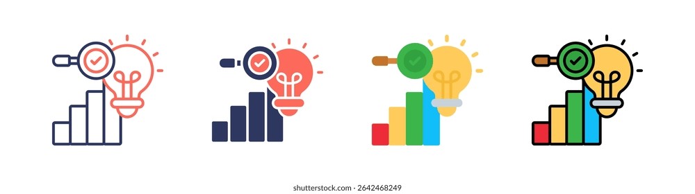 Insight Multi-Style-Symbolsatz-Vektor