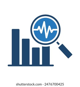 Insight Pulse icon line vector illustration