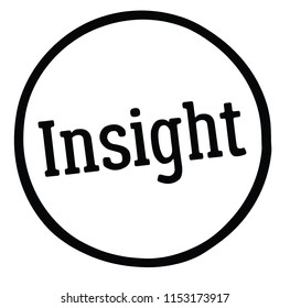 Insight stamp , label