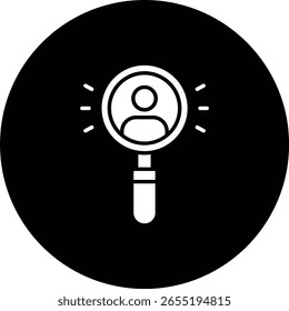 Icono de Vector Insight. Se puede utilizar para aplicaciones de impresión, móviles y de Web.