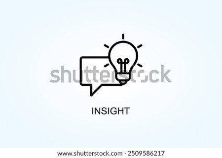 Insight Vector Or Logo Sign Symbol Illustration