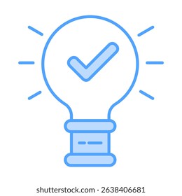 Insights Blue Icon Element For Design