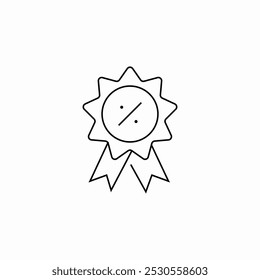 insignia ícone ícone sinal vetor