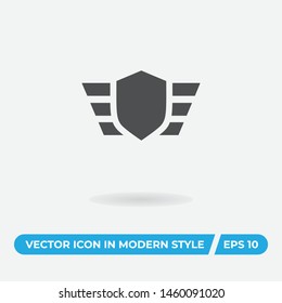 Insignia vector icon, simple insignia sign.