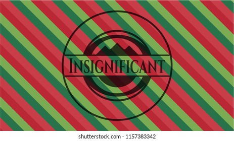 Insignificant christmas style badge..