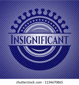 Insignificant with jean texture
