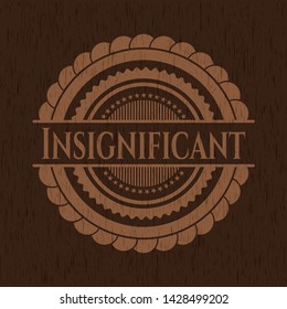 Insignificant wood emblem. Retro. Vector Illustration.