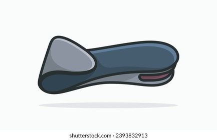 Insoles for a comfortable and healthy walk. Vector Orthotic insole icon in the style of a flat lay from Orthotic goods icon set.