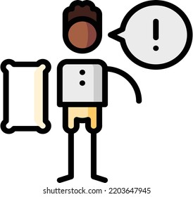 insomnia isolated design element stock illustration. Vector on a white background