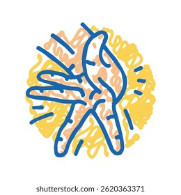 insomnia sleep disturbances disease symptom doodle icon sketch vector. insomnia sleep disturbances disease symptom sign. isolated symbol illustration