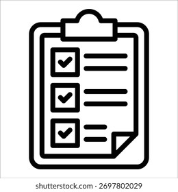 Elemento De Ícone De Lista De Verificação De Inspeção Para Design