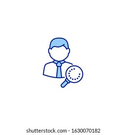 inspection creative icon. From Analytics Research icons collection. Isolated inspection sign on white background