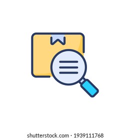 inspection delivery icon in vector. Logotype