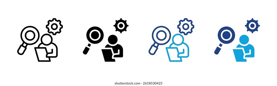 Inspection Icon Element For Design