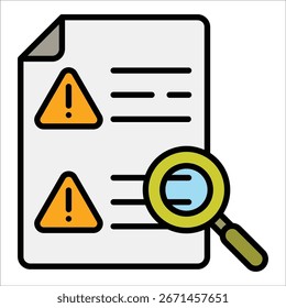Inspektionssymbolelement für Design