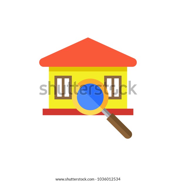 Inspection Icon Flat Symbol Isolated Vector Stock Vector Royalty Free