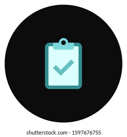 Inspection icon on white background. Simple element illustration from delivery and logistics concept. Inspection isolated icon. Simple element illustration from