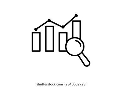 Inspection Icon. Icon related to survey. line icon style. Simple vector design editable