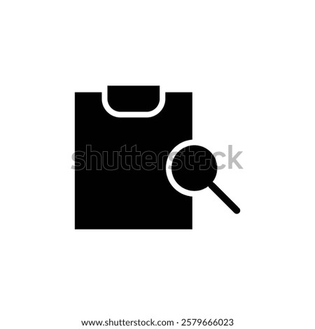 Inspection icon web design in vector