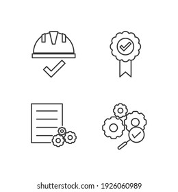 Inspection set icon, isolated Inspection set sign icon, vector illustration