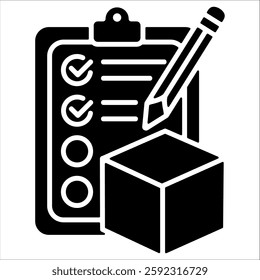 Inspection Simple Icon Vector Illustration Concept