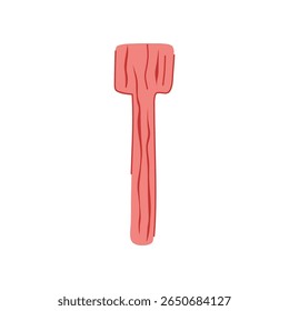inspection tongue depressor cartoon. healthcare clinic, doctor nurse, patient oral inspection tongue depressor sign. isolated symbol vector illustration