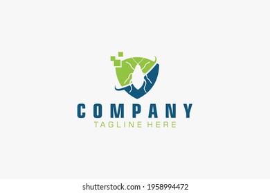 Inspections Pest Vector illustration shape house and leaves for property