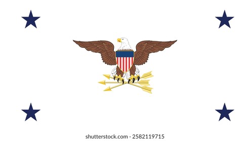 Inspector General for the US Department of Defense Flag Vector Illustration Premium Quality