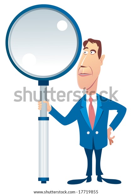 Inspector Magnifying Glass Stock Vector (Royalty Free) 17719855 ...