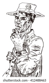 Inspector smoking