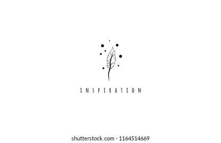 Inspiration Black vector logo image