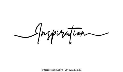 Inspiration card. Hand drawn positive quote. Modern brush calligraphy. Isolated on white background