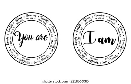 
I am Inspiration Christian Inspiration Vector and Clip Art